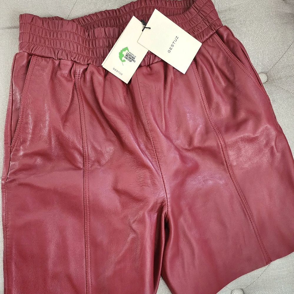Closet Staple- Gestuz Leather Shorts